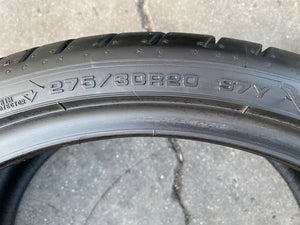 (2) 275/30R20 Goodyear Eagle Asymmetric 3 Run Flat Tires w/80% Tread Life. Local Pickup Only.