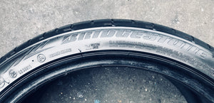 (4) Staggered 255-35-19 RFT & 225-40-19 Bridgestone Potenza S001 Run Flats w/90% Tread Life. Local Pickup Only.