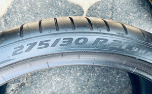 (2) 275/30R21 98Y Pirelli P Zero Run Flat PZ4 w/98% Tread Life. Local Pickup Only.