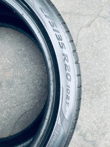 (2) 275/35R20 Pirelli P Zero Run Flat Pz4 Tires w/90% Tread Life. OEM BMW, Local Pickup Only.