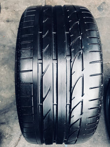 (4) Staggered 255-35-19 RFT & 225-40-19 Bridgestone Potenza S001 Run Flats w/90% Tread Life. Local Pickup Only.