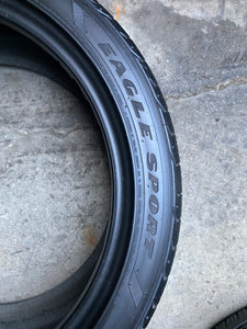 (4) 235-40-18 Goodyear Eagle Sport w/ 98% Tread Life. Local pickup only.