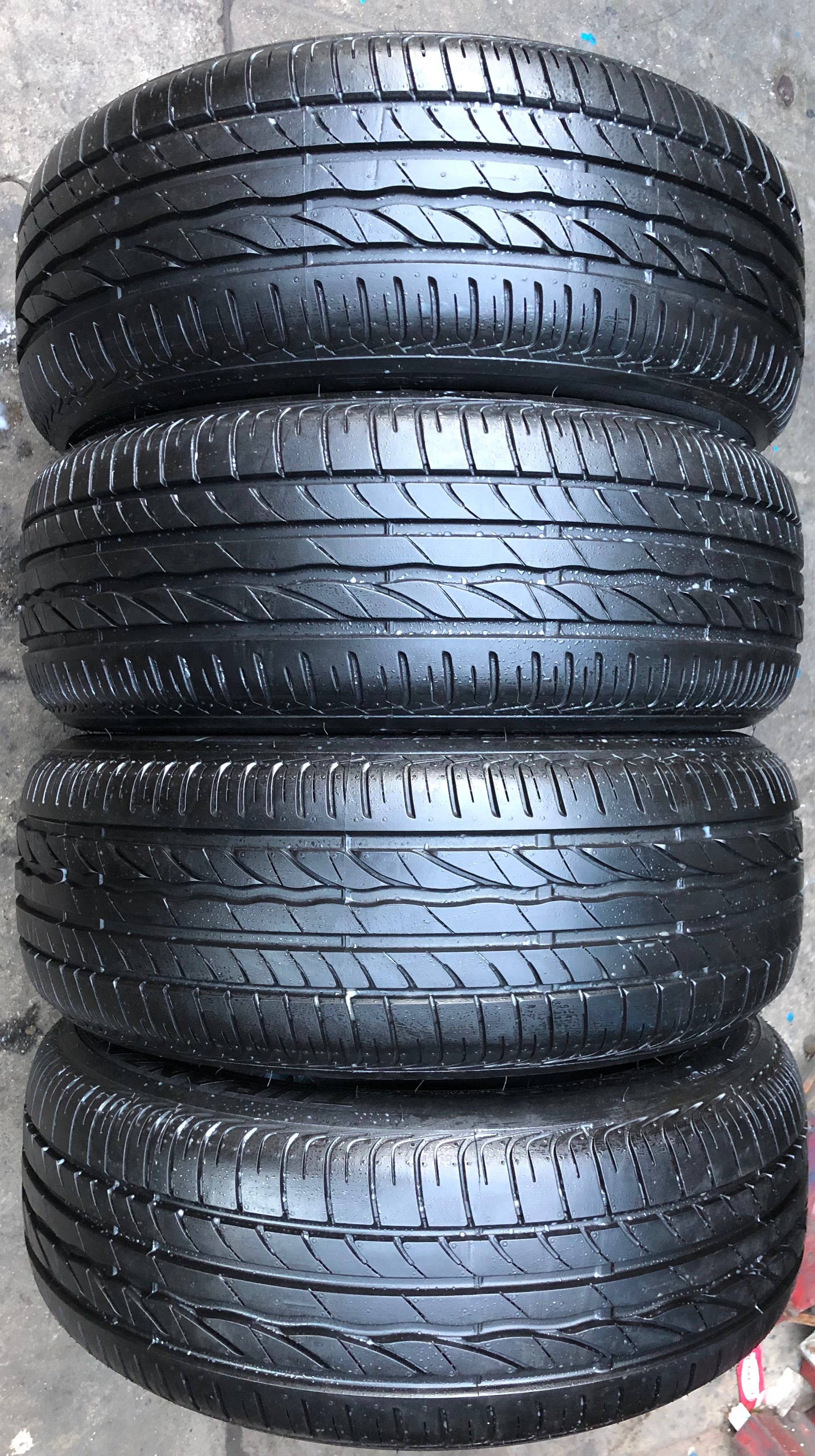 4) 195/55R16 Bridgestone Turanza ER 300 RFT Tires w/98% Tread Life