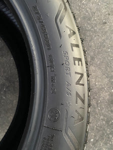 4 275-45-20 Bridgestone Alenza RFT w/90% Tread Life OEM BMW