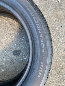 (4) 235/50R19 Continental Pro Contact SSR Run Flat Tires w/95% Tread Life. Local Pickup Only.