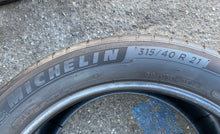 Load image into Gallery viewer, (2) 315/40R21 111H Michelin Primacy Tour Total Performance w/98% Tread Life. Local Pickup Only.