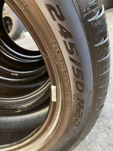 (4) 245-50R20 Pirelli Scorpion Zero w/98% Tread Life. Local Pickup Only.