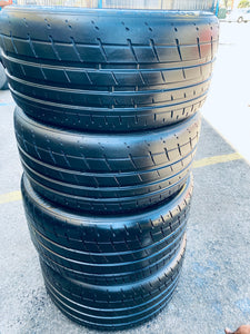 (4) Staggered 295/35ZR20 105Y & 255/35ZR20 93Y Bridgestone Potenza S007  w/95% Tread Life. Local Pickup Only.