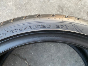 (2) 275/30R20 Goodyear Eagle Asymmetric 3 Run Flat Tires w/80% Tread Life. Local Pickup Only.