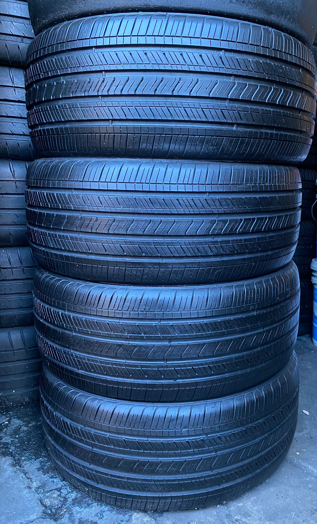 (4) 235-40-19 Goodyear Eagle Touring w/98% Tread Life. Local Pickup Only.