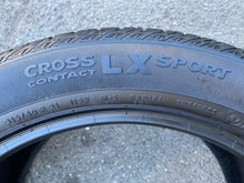 Load image into Gallery viewer, Two 315-40-21  Continental Cross contact LX Sport OEM Mercedes 98% life 315/40R21