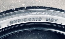 Load image into Gallery viewer, (4) Staggered 255-35-19 RFT &amp; 225-40-19 Bridgestone Potenza S001 Run Flats w/90% Tread Life. Local Pickup Only.