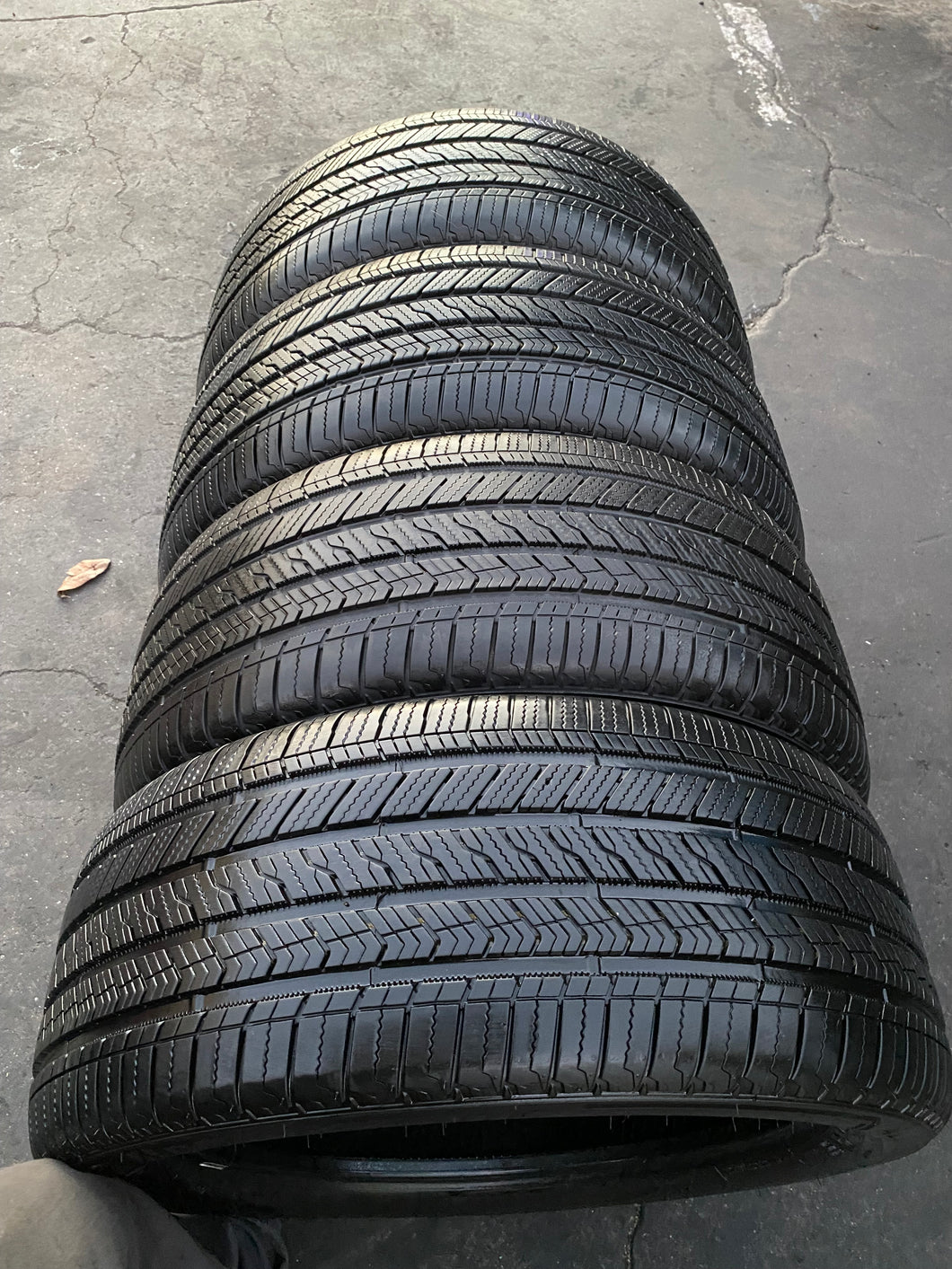 4 275-45-20 Bridgestone Alenza RFT w/90% Tread Life OEM BMW