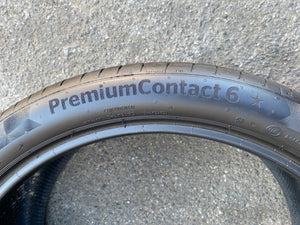 (2) 275/35R22 YXL Continental Premium Contact 6 w/95% Tread Life. Local Pickup Only.