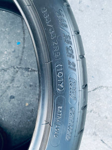 (2)265-35-21 Michelin Pilot Super Sport TO 9/32 Tread Life, Local Pickup Only!